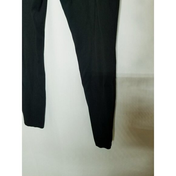 guess jumpsuit women Black Small tight bodycon form fitting sleeveless gold zip‎ - Picture 9 of 16